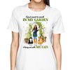 Cat Mom Work In Garden Gardening Gift Personalized Shirt