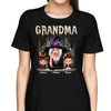 Grandma Grandkids Halloween Background Personalized Shirt