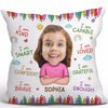 Custom Face Photo Gift For Kids I Am Kind Affirmation Personalized Pillow