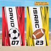 Sport Balls Gift for Kid Personalized Beach Towel