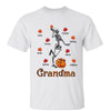 Grandma Skeleton Halloween Personalized Shirt