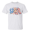 Retro USA Firework Patriotic Fourth Of July Independence Day July 4th Shirt