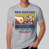 Best Dog Dad Ever Punch Hand Dog Personalized Shirt