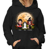 Doll Couple Sitting With Dogs Moon Light Personalized Shirt