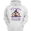 Halloween Grandma Mom Witch & Doll Kid Beautiful Thing Personalized Shirt