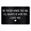 I‘ll Always Be With You Wallet Keepsake Anniversary Gift Metal Wallet Card