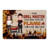 The Grill Master And The Flame Of His Life Personalized Doormat