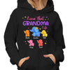 Elephant Livin‘ That Grandma Life Personalized Hoodie Sweatshirt