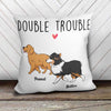 Walking Dogs Gift For Dog Lover Personalized Pillow (Insert Included)