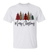 Christmas Tree Buffalo Plaid and Leopard Merry Christmas Shirt