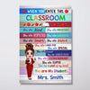 Colorful Doll Teacher Classroom Welcome Personalized Vertical Poster