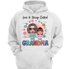 Love Is Being Called Grandma Doll Colorful Personalized Hoodie Sweatshirt