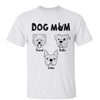 Dog Mom Dog Dad Dog Head Outline Personalized Shirt