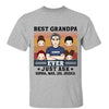 Best Dad Grandpa Ever Retro Personalized Shirt