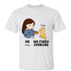 Me & My Furry Overlords Funny Gift For Cat Lover Personalized Shirt