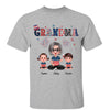 Independence Day 4th Of July Grandma & Doll Kid Personalized Shirt