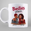 Retro Style Fashion Besties Personalized Mug