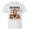 Fall Season Grandma Grandkids Front Porch Personalized Shirt