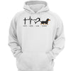 Faith Hope Love Walking Dog Personalized Light Hoodie Sweatshirt