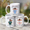 Dear Dad Forget Father‘s Day Dad Carrying Kids On Shoulder Personalized Mug