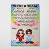 LGBT Couples We‘re A Team Personalized Vertical Poster