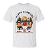 Happy Campers Camping Couple Personalized Shirt