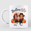 Doll Best Friends In The Pumpkin Patch Personalized Mug