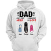 Dad First Hero First Love Father‘s Day Gift Personalized Hoodie Sweatshirt