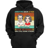 Caricature Couple Annoying Each Other Retro Funny Gift Personalized Shirt