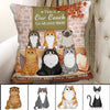 This Is Our Couch Cats Fall Season Personalized Pillow (Insert Included)