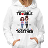 Female Male Doll Teacher Best Friends Trouble Together Personalized Shirt