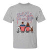 Fourth Of July Independence Day Couple & Dog Personalized Shirt