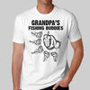 Dad Grandpa Fishing Buddies Simple Hands Personalized Shirt