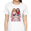 Doll Besties Sitting On Car Personalized Shirt