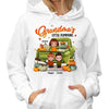 Doll Kids Green Truck Fall Season Personalized Shirt