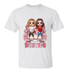 Doll Besties Sitting On Car Personalized Shirt