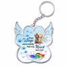 My Favorite Hello My Hardest Goodbye Pet Dog Cat Memorial Personalized Acrylic Keychain