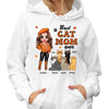 Fall Season Doll Woman Standing Best Cat Mom Ever Personalized Shirt