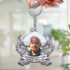 Your Wings Were Ready Photo Memorial Personalized Acrylic Keychain