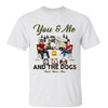 Real Camping Couple You Me And Dogs Personalized Shirt