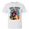 Halloween Witch And Dogs Front Door Personalized Shirt