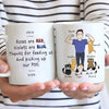 Roses Are Red Standing Cat Dad Father‘s Day Gift Personalized Mug