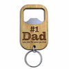 #1 Dad Father‘s Day Gift For Dad Wooden Bottle Opener Keychain