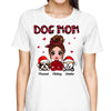 Christmas Checkered Pattern Doll Dog Mom Personalized Shirt