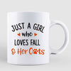 Cat Mom In The Pumpkin Patch Personalized Mug