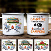 Camping Couple Watch People Park Their Campers Personalized Campfire Mug