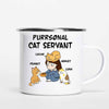 Cat Purrsonal Servant Chibi Girl Personalized Campfire Mug