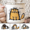 Funny Cat Personalized Campfire Mug