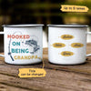 Hooked On Being Fishing Personalized Campfire Mug