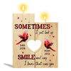 Cardinal I Know That Was You Memorial Personalized Candle Holder